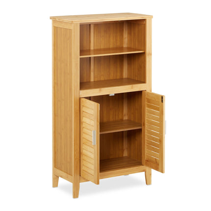 Badezimmerschrank LAMELL Bambus