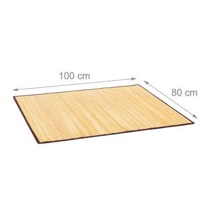 Tapis de bain en bambou de différentes tailles