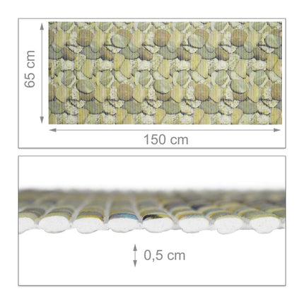 Tapis de salle de bain en mousse souple