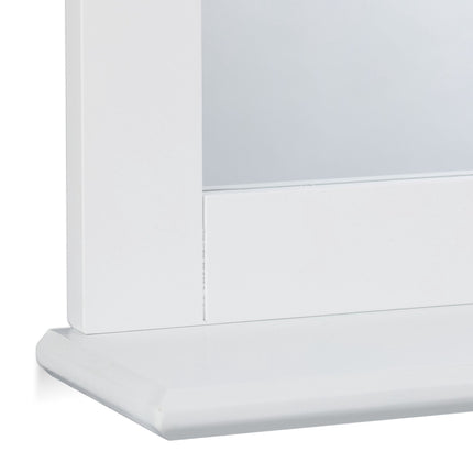 Miroir de salle de bain avec étagère en MDF