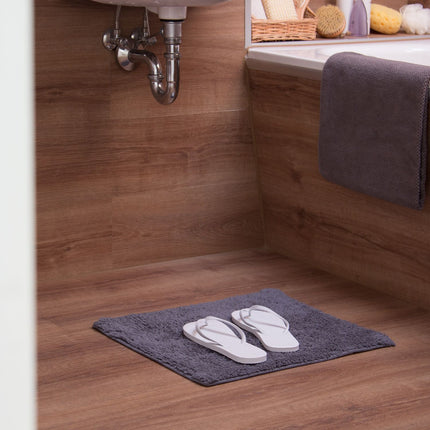 Tapis de salle de bain gris, différentes tailles