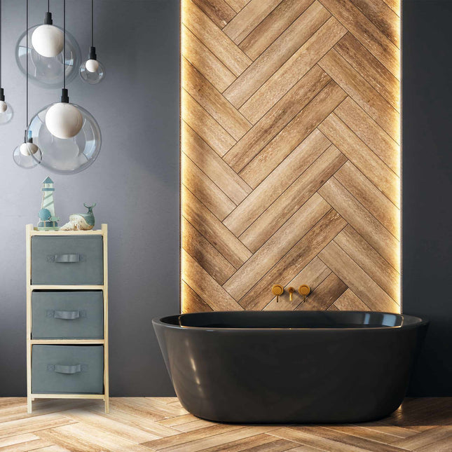 Badezimmerregal mit 3 Körben