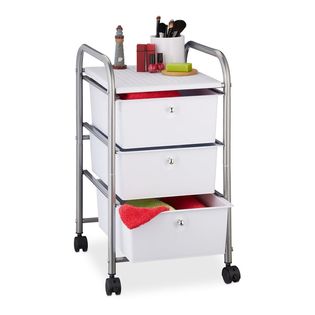 Badezimmerwagen mit 3 Schubladen