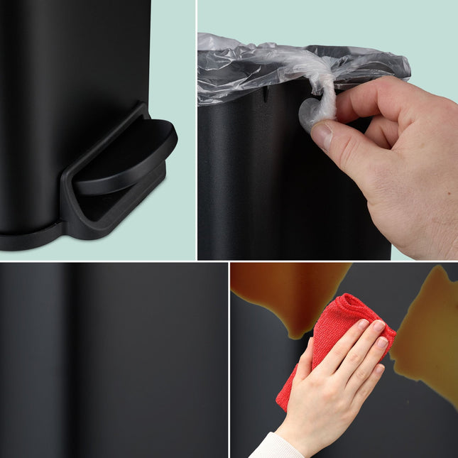Badezimmerabfallbehälter 5 l Softclose