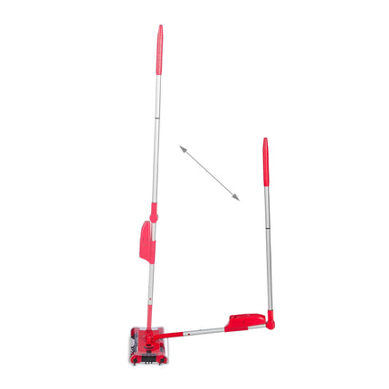 Balai balayeur multifonction à piles, rouge