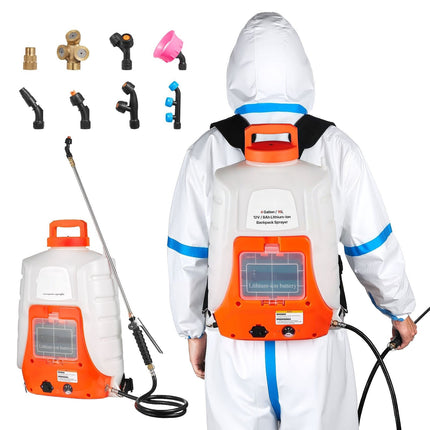 Battery Powered Backpack Sprayer, 15 L, 0-90 PSI; Adjustable Pressure