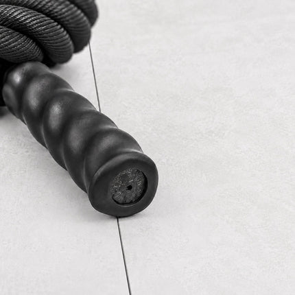 Battle Rope with Non-Slip Handles for Full-Body Workouts, Black