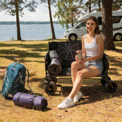 Strandwagen 140L, klappbarer Sitz – geländegängig
