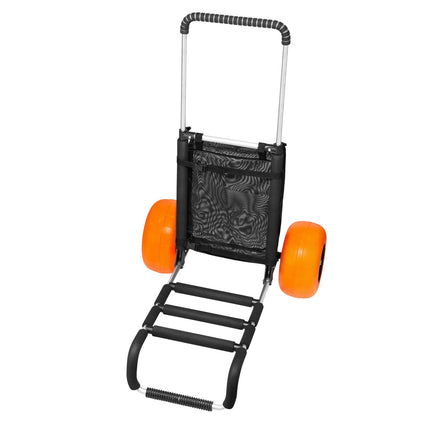 Beach Cart With 12-Inch Wheels, Folding, 165-Lb Capacity