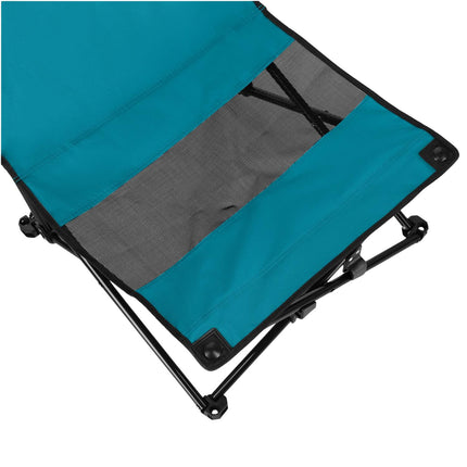 Strandstuhl, blau/schwarz, klappbar, tragbar