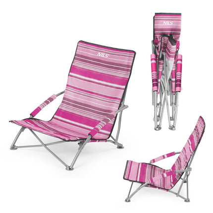 Strandstuhl, Pink, Faltbar, Leicht