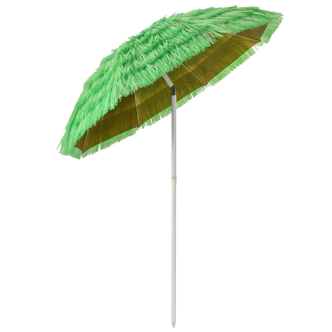 Sonnenschirm 200 cm, neigungsverstellbar, 8 Rippen, grün