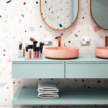 Beauty Organizer Set, 8-Fächer Make-up-Aufbewahrung