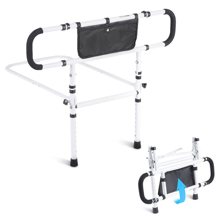 Bed Assist Rail for Seniors, Foldable, 450 lb, Pocket