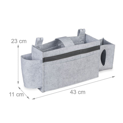 Betttasche für Hochbett aus Filz