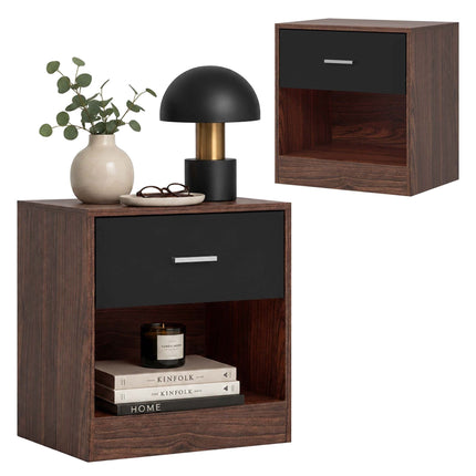Nachttisch mit Schublade, MDF, 41 x 39 x 28 cm