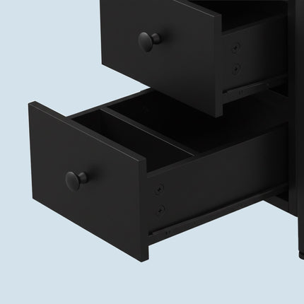 Table de chevet avec ports USB et prises électriques