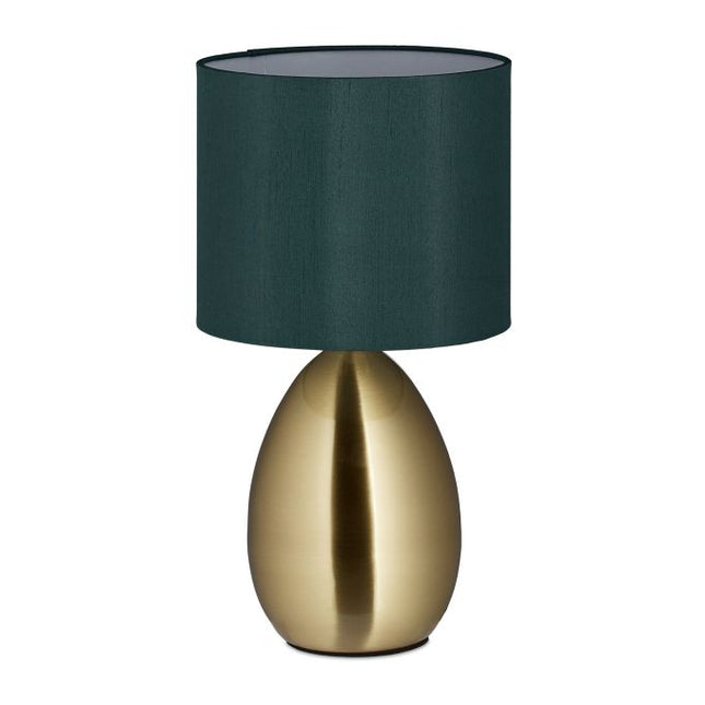 Lampe de chevet avec fonction tactile en laiton