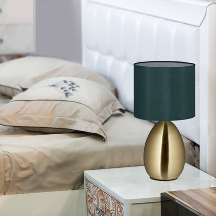 Lampe de chevet avec fonction tactile en laiton