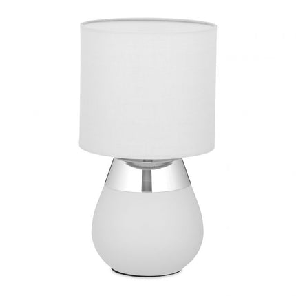 Nachttischleuchte mit Touchfunktion, oval
