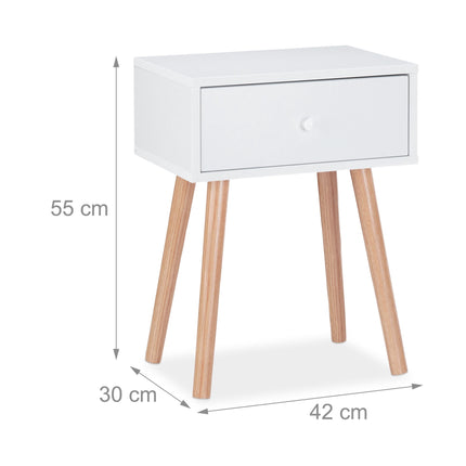 Table de chevet de style scandinave