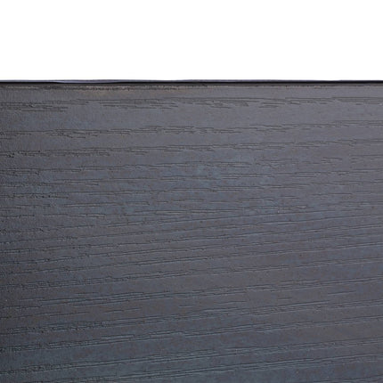 Table de chevet noire avec tiroir
