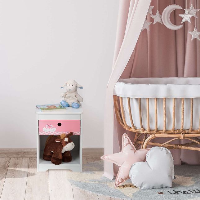 Table de chevet pour enfants Swan