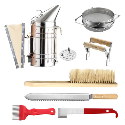 Imker-Starterset mit Smoker – 7-teiliges rostfreies Set