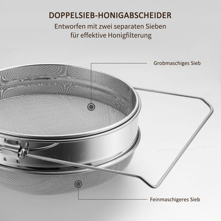Imker-Starterset mit Smoker – 7-teiliges rostfreies Set