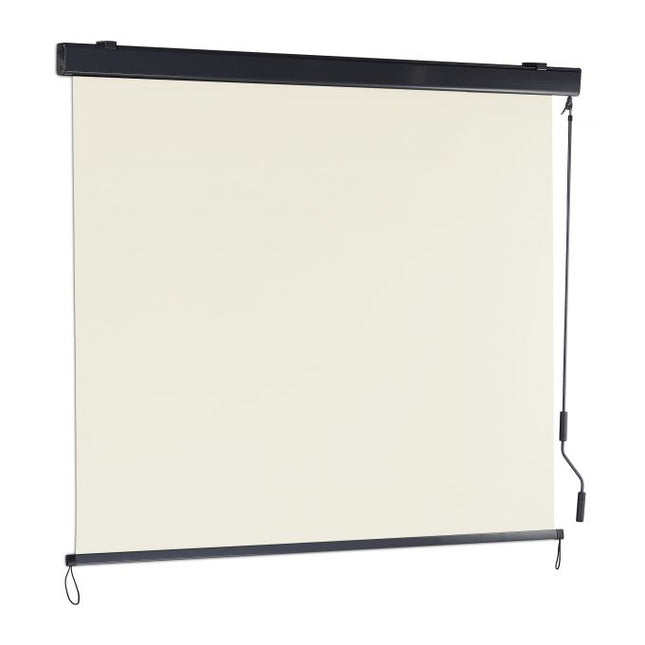 Store vertical beige avec manivelle