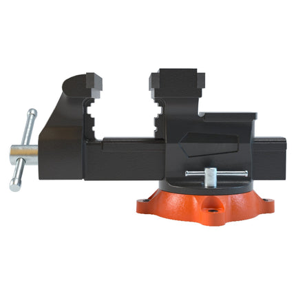 Bench Vise 16.5 cm Jaws, 360 Swivel Base, Anvil