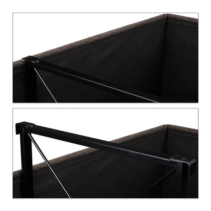 Banc avec grille de séparation