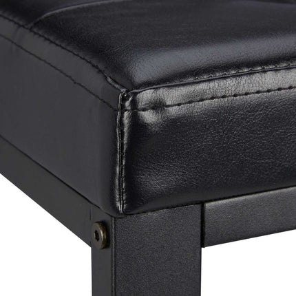 Bank mit Schuhablage und Hocker