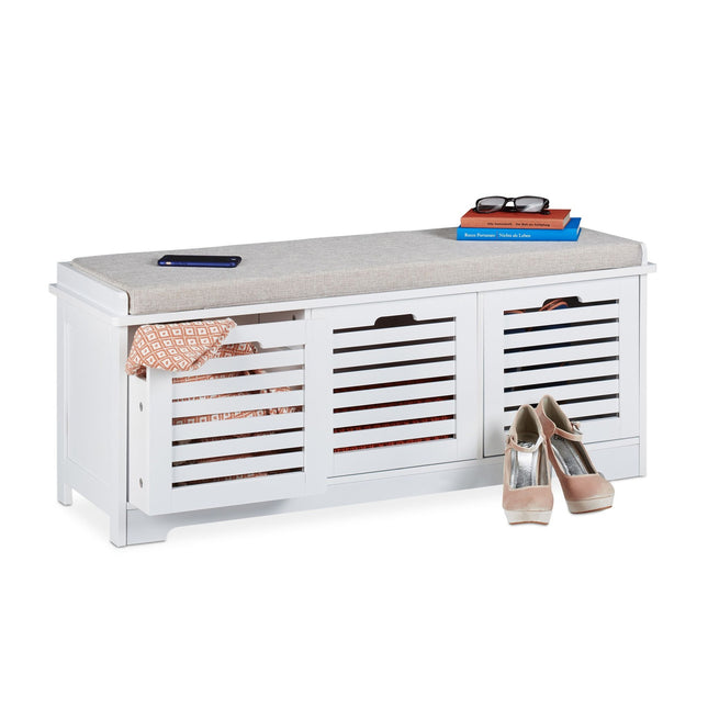 Banc avec rangement