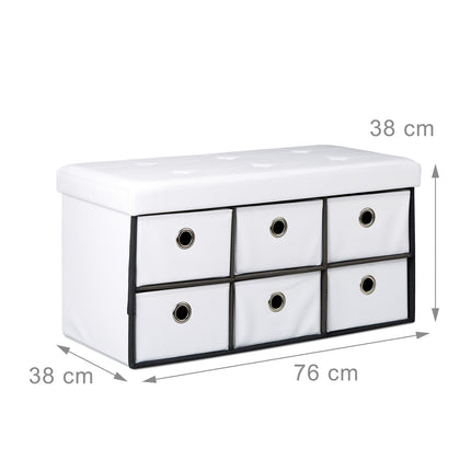 Banc avec rangement