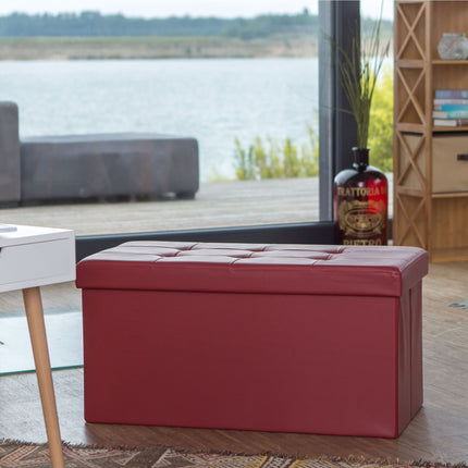 Sitzbank mit Stauraum aus Kunstleder