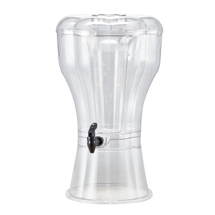Beverage Dispenser 13L, Clear Plastic, No-Drip Spigot