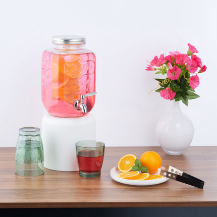 Distributeur de boissons avec insert à fruits 4 L