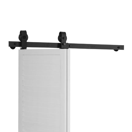 Bi-Folding Barn Door Track Kit, 40 In Top Mount, 330 Lb