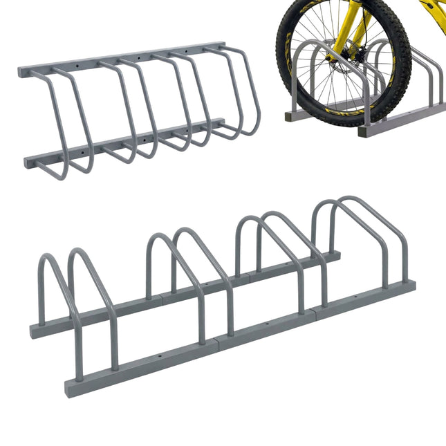 Fahrradständer, Boden- oder Wandmontage, Stahl, bis zu 65 mm Reifen