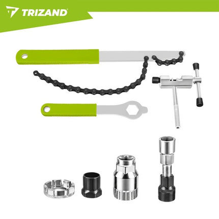 Kit de réparation de vélo, outils en acier au carbone 7 pièces