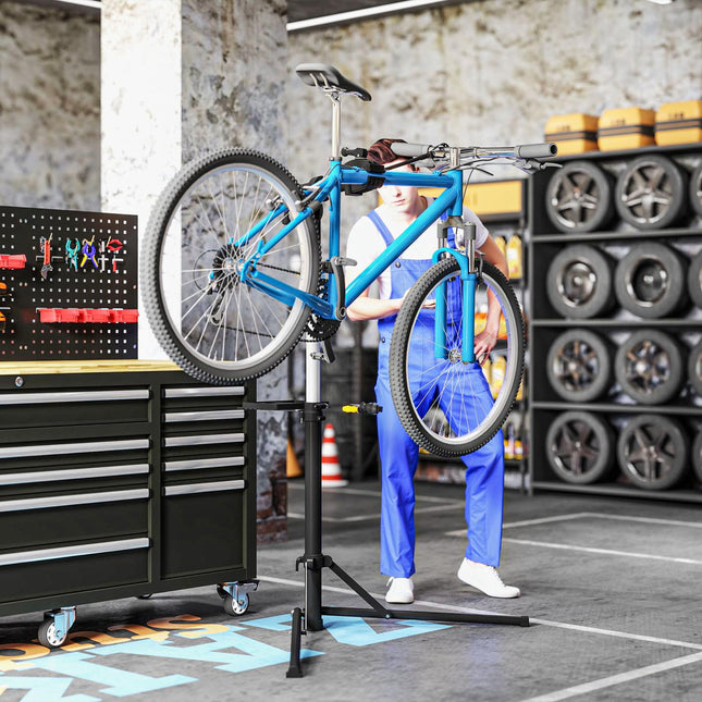 Fahrrad Montageständer, faltbar & 360° drehbar für alle Fahrräder