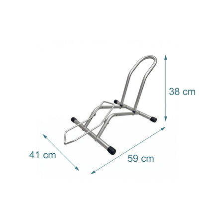 Bike Floor Stand for Up to 29-Inch Wheels, Non-Slip