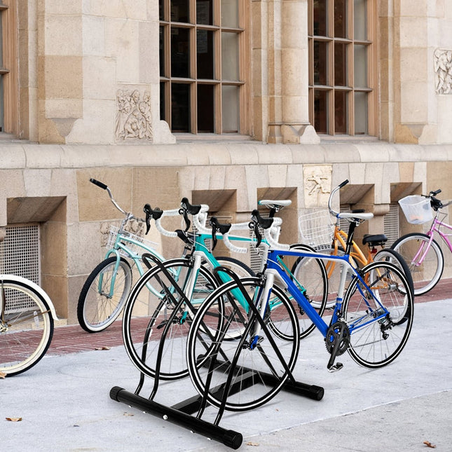 Porte-vélos pour 2 vélos - Intérieur/Extérieur, Acier, Noir