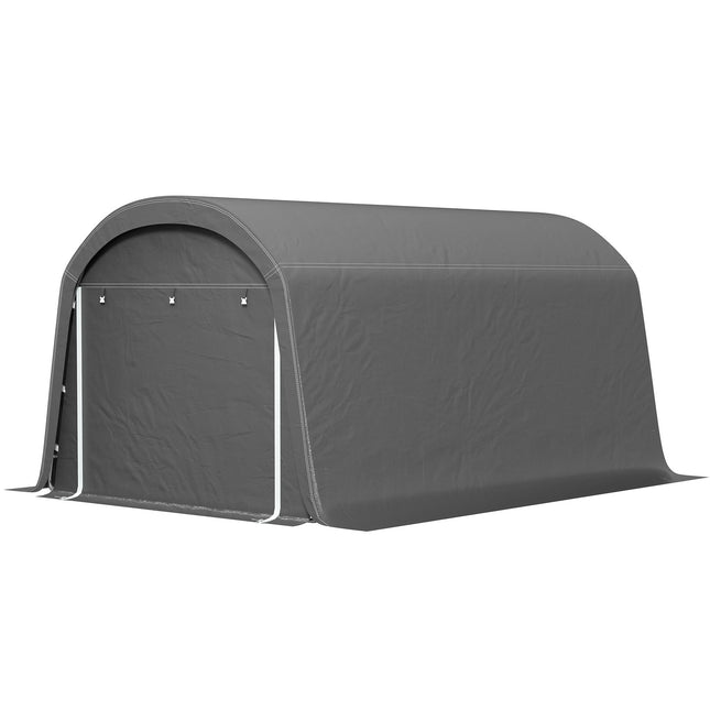 Tente de rangement pour vélos, abri de vélo étanche avec porte, abri de couverture de vélo anti-poussière pour maison, jardin, arrière-cour, 300 x 450 x 230 cm, gris foncé