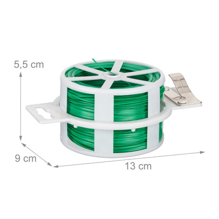Fil à relier vert 50 m lot de 5