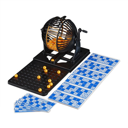 Coffret de jeu de bingo - 90 boules, 72 cartes, divertissement en famille