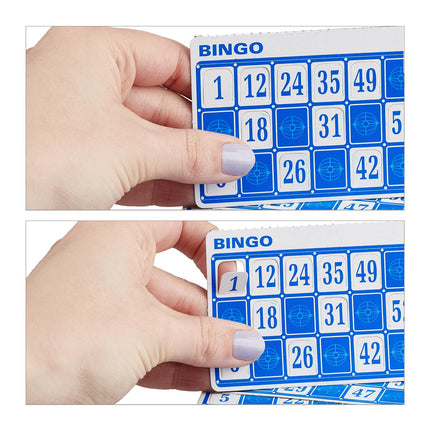Coffret de jeu de bingo - 90 boules, 72 cartes, divertissement en famille