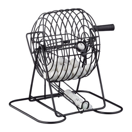 Jeu de bingo avec tambour de loterie
