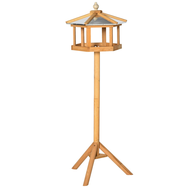 Nichoir À Oiseaux Avec Support Et Toit En Zinc 113X40X40 Cm